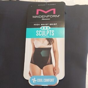 Maidenform NWT Women's Shapewear   High Waist Extra Firm Shaping Brief 3XL Black